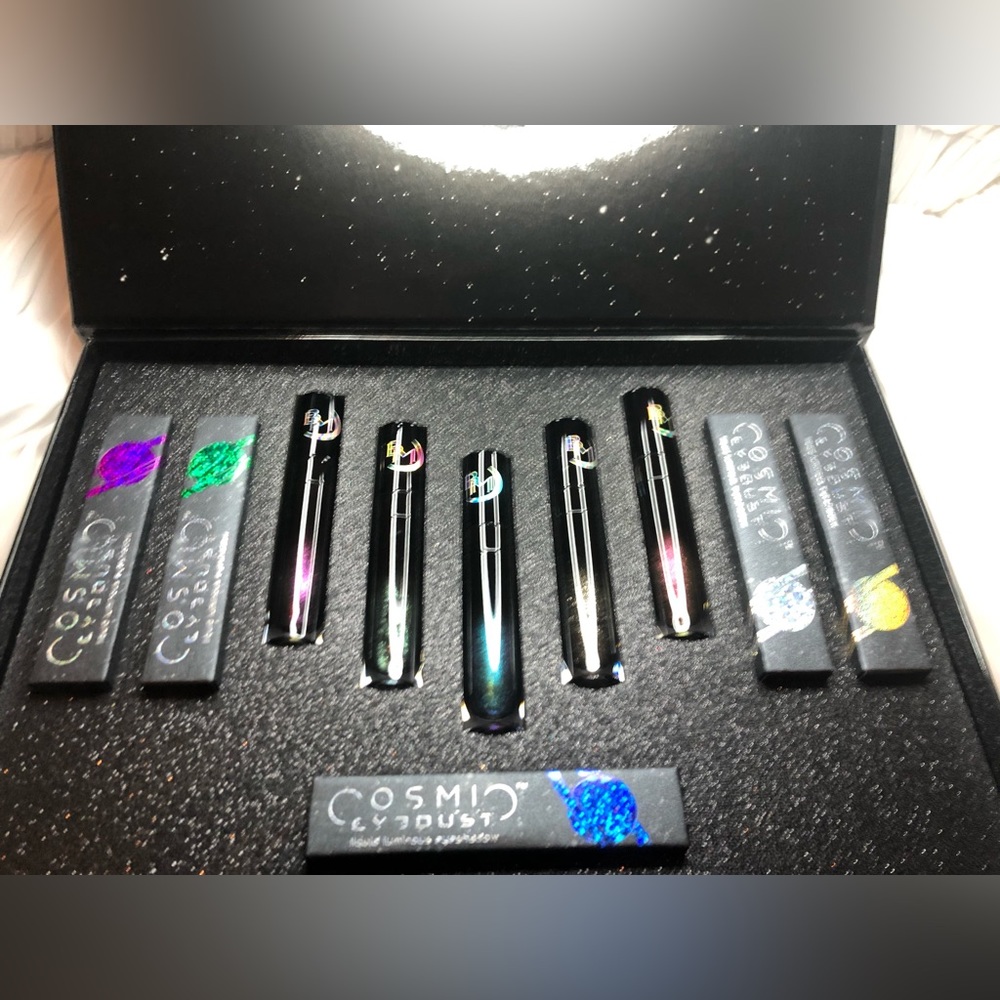 NIB- Black Moon Cosmetics Cosmic Eye Dust Liquid Eye Shadow Gift Set Vault